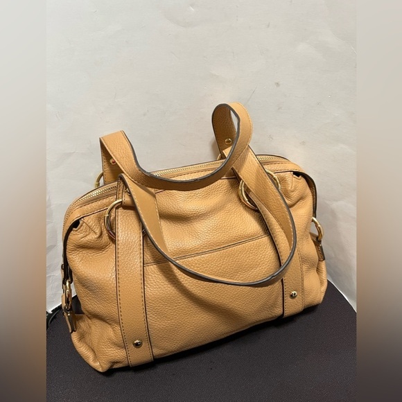 Michael Kors Pebbled Leather Satchel Bag - Picture 6 of 16